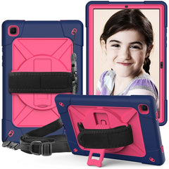 Contrast Color Robot Shockproof Silicone + PC Protective Case with Holder, For iPad Air 2022 / 2020 10.9, For Samsung Galaxy Tab A7 10.4 (2020) T500/T505