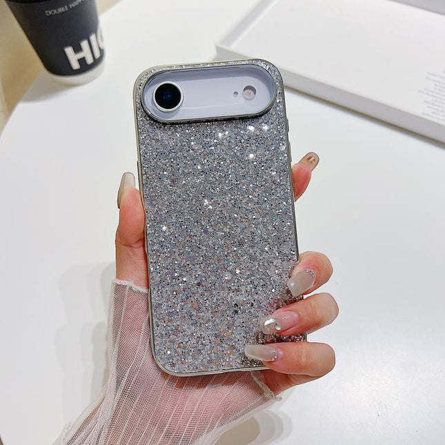 Glitter Powder Shockproof TPU Phone Case, For iPhone 17, For iPhone Air