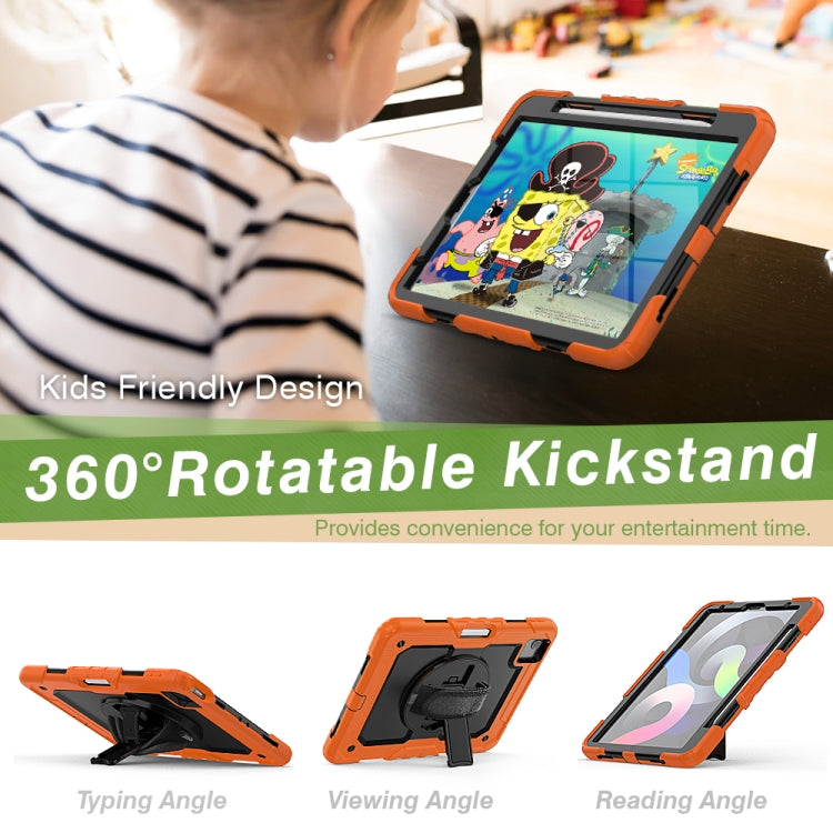 Funda protectora de silicona y PC a prueba de golpes con soporte, correa para el hombro, correa para la mano y ranura para bolígrafo, para iPad Air 2022/2020 10.9, para Samsung Galaxy Tab A7 (2020) T500/T505