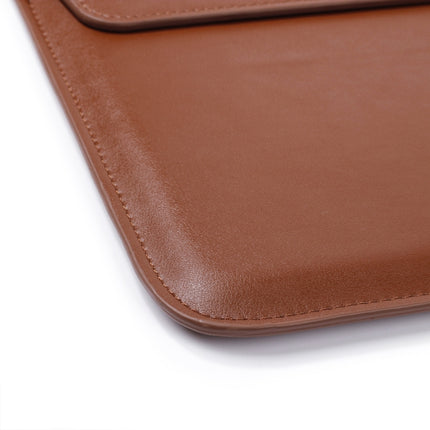 PU Leather Ultra-thin Envelope Bag Laptop Bag with Stand Function