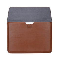 Bolso tipo sobre ultrafino de piel sintética para portátil con función atril, para MacBook Air/Pro de 11 pulgadas, para MacBook Air/Pro de 13 pulgadas, para MacBook Air/Pro de 15 pulgadas