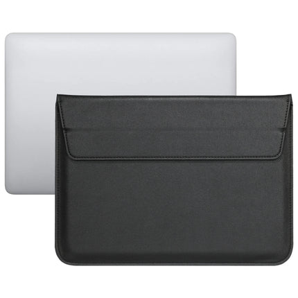 PU Leather Ultra-thin Envelope Bag Laptop Bag with Stand Function, For MacBook Air / Pro 15 inch