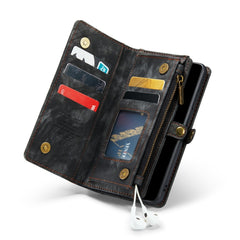 CaseMe 008 Detachable Multifunctional Horizontal Flip Leather Case with Holder & Card Slot & Zipper Wallet & Photo Frame, For Samsung Galaxy S20 FE