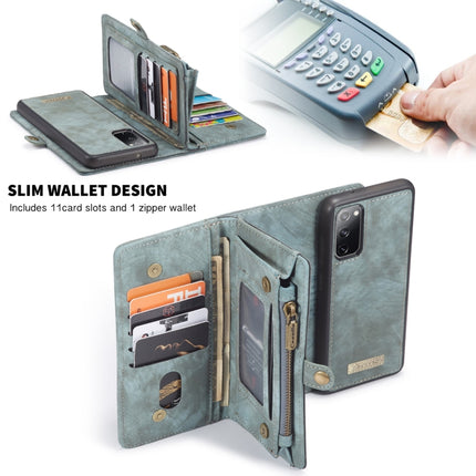 CaseMe 008 Detachable Multifunctional Horizontal Flip Leather Case with Holder & Card Slot & Zipper Wallet & Photo Frame, For Samsung Galaxy S20 FE