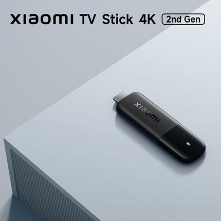Original Xiaomi TV Stick 2nd Gen Quad Core Cortex-A55 4K Ultra HD Dual-Band WiFi6 Google TV Stick, Global Version with Google Play, 2GB+8GB