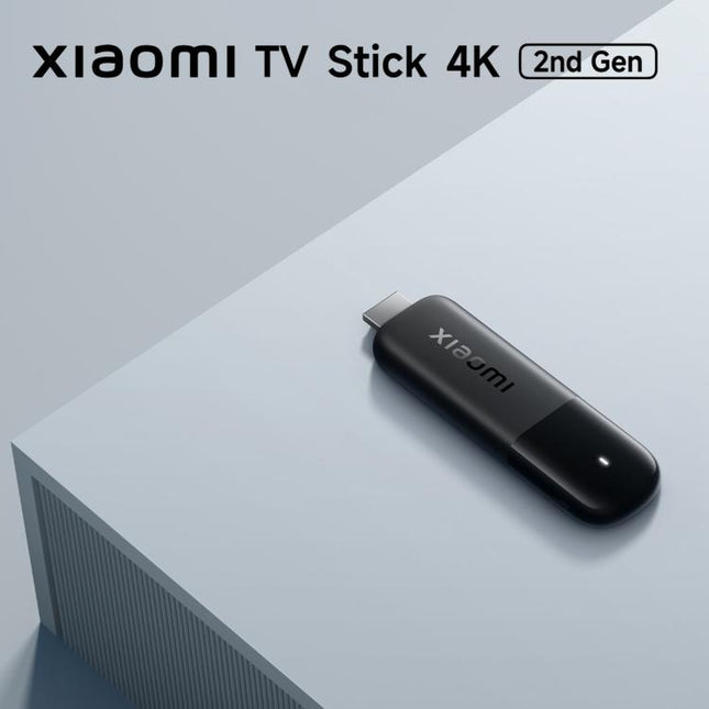 Original Xiaomi TV Stick 2nd Gen Quad Core Cortex-A55 4K Ultra HD Dual-Band WiFi6 Google TV Stick, Global Version with Google Play