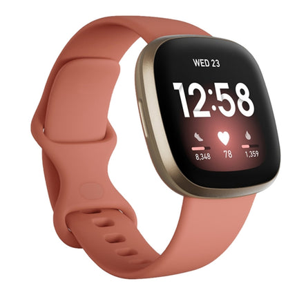For Fitbit Versa 3 / Sense Silicone Replacement Strap Watchband, Size: L