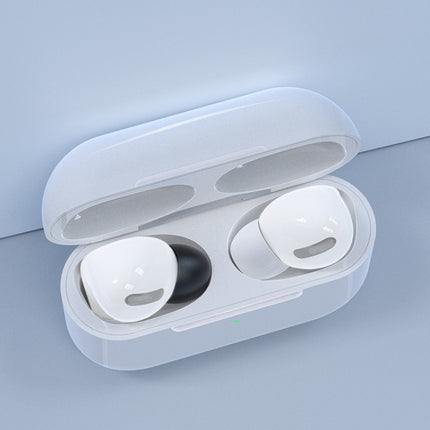 6 Pairs Wireless Earphone Replaceable Silicone Ear Cap Earplugs for AirPods Pro, with Storage Box, Silicone White