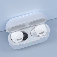 6 pares de tapones de silicona reemplazables para los oídos de los auriculares inalámbricos AirPods Pro, con caja de almacenamiento, silicona blanca