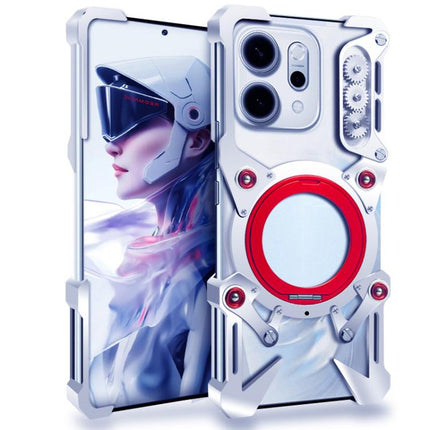 Rotating Bracket Hollow Metal Phone Case with Lanyard, For OPPO Reno15 F 5G, For OPPO Reno15 Pro 5G Global, For OPPO A6 GT, For OPPO Find X9 Pro, For OPPO K13 Turbo, For OPPO K13 Turbo Pro, For OPPO Reno14 F 5G Global, For OPPO Reno14 Pro 5G Global    ...