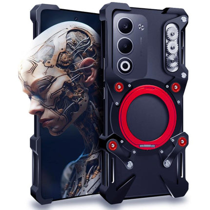 Rotating Bracket Hollow Metal Phone Case with Lanyard, For OPPO A5 5G Global / A6i, For OPPO Reno13 Pro 5G Global, For OPPO Reno13 5G Global, For OPPO Find X8, For OPPO Reno12 Pro 5G Global, For OPPO Reno12 5G Global, For OPPO Find X7                  ...