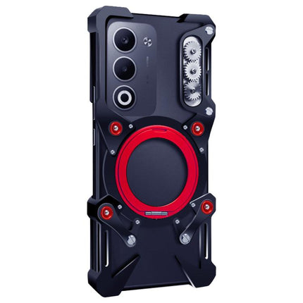 Rotating Bracket Hollow Metal Phone Case with Lanyard, For OPPO A5 5G Global / A6i, For OPPO Reno13 Pro 5G Global, For OPPO Reno13 5G Global, For OPPO Find X8, For OPPO Reno12 Pro 5G Global, For OPPO Reno12 5G Global, For OPPO Find X7                  ...