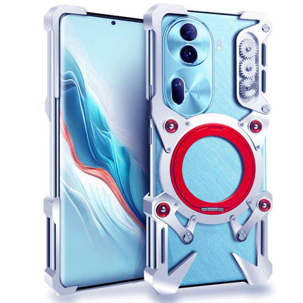 Rotating Bracket Hollow Metal Phone Case with Lanyard, For OPPO A5 5G Global / A6i, For OPPO Reno13 Pro 5G Global, For OPPO Reno13 5G Global, For OPPO Find X8, For OPPO Reno12 Pro 5G Global, For OPPO Reno12 5G Global, For OPPO Find X7                  ...