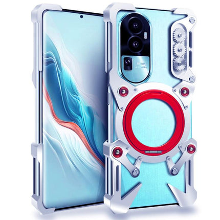 Rotating Bracket Hollow Metal Phone Case with Lanyard, For OPPO A5 5G Global / A6i, For OPPO Reno13 Pro 5G Global, For OPPO Reno13 5G Global, For OPPO Find X8, For OPPO Reno12 Pro 5G Global, For OPPO Reno12 5G Global, For OPPO Find X7                  ...