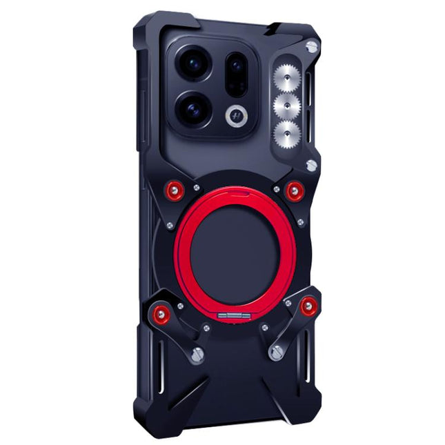 Rotating Bracket Hollow Metal Phone Case with Lanyard, For OPPO Reno15 F 5G, For OPPO Reno15 Pro 5G Global, For OPPO A6 GT, For OPPO Find X9 Pro, For OPPO K13 Turbo, For OPPO K13 Turbo Pro, For OPPO Reno14 F 5G Global, For OPPO Reno14 Pro 5G Global    ...