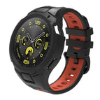 For Huawei Watch GT 5 / 4 / 3 41mm / Black+Red