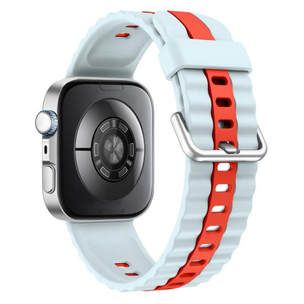 xDfind Sport Vertical Striped Two Color Silicone Watch Band, For Huawei Watch Fit 5 / Fit 5 Pro / Fit 4 Pro