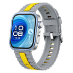For Huawei Watch Fit 5 / Fit 5 Pro / Fit 4 Pro / Silver Grey+Yellow