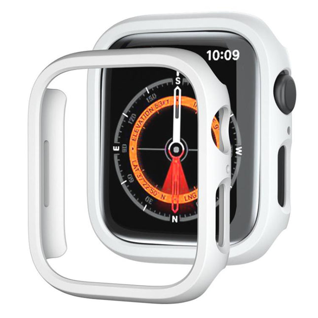 xDfind PC Frosted Hollow Half Coverage Watch Cover, For Apple Watch Series 6 / 5 / 4 / SE 44mm, For Apple Watch Series 6 / 5 / 4 / SE 40mm