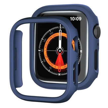 xDfind PC Frosted Hollow Half Coverage Watch Cover, For Apple Watch Ultra 3 / 2 / 1 49mm, For Apple Watch Series 9 / 8 / 7 45mm