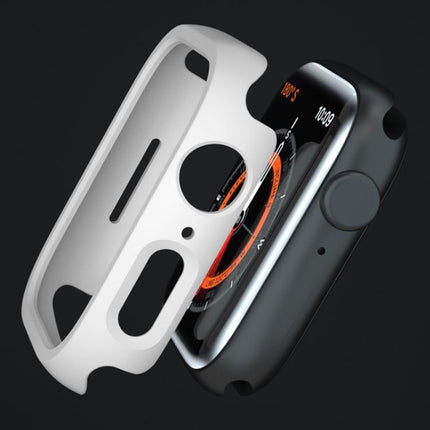 xDfind PC Frosted Hollow Half Coverage Watch Cover, For Apple Watch Series 11 46mm / 10 46mm, For Apple Watch Series 11 42mm / 10 42mm