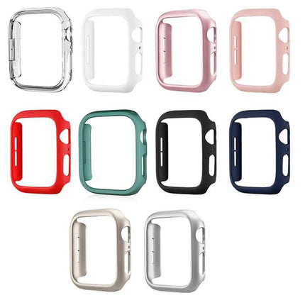 xDfind PC Frosted Hollow Half Coverage Watch Cover, For Apple Watch Ultra 3 / 2 / 1 49mm, For Apple Watch Series 9 / 8 / 7 45mm