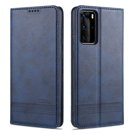 AZNS Magnetic Calf Texture Horizontal Flip Leather Case with Card Slots & Holder & Wallet, For OPPO A91, For Huawei P40, For Huawei P40 Pro, For Samsung Galaxy S10