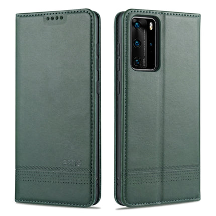 AZNS Magnetic Calf Texture Horizontal Flip Leather Case with Card Slots & Holder & Wallet, For OPPO A91, For Huawei P40, For Huawei P40 Pro, For Samsung Galaxy S10