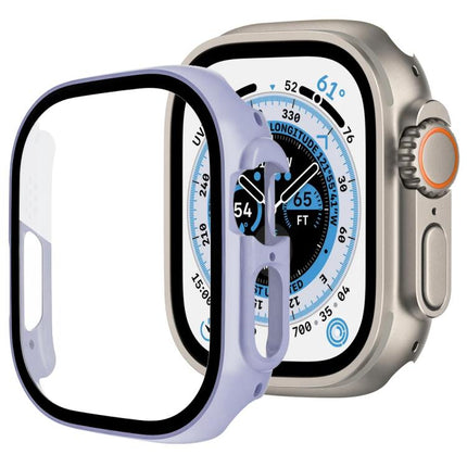 xDfind Tempered Glass Film Integrated PC Watch Cover, For Apple Watch Series 6 / 5 / 4 / SE 40mm, For Apple Watch Series 11 46mm / 10 46mm