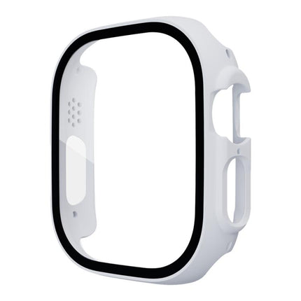 xDfind Tempered Glass Film Integrated PC Watch Cover, For Apple Watch Series 11 42mm / 10 42mm, For Apple Watch Series 9 / 8 / 7 45mm