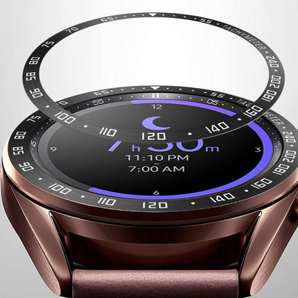 Smart Watch Steel Bezel Ring, E Version, For Samsung Galaxy Watch 3 41mm, For Samsung Galaxy Watch 3 45mm