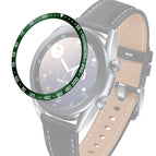 For Samsung Galaxy Watch 3 41mm / Army Green White Letter