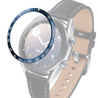 For Samsung Galaxy Watch 3 41mm / Blue Ring White Letter