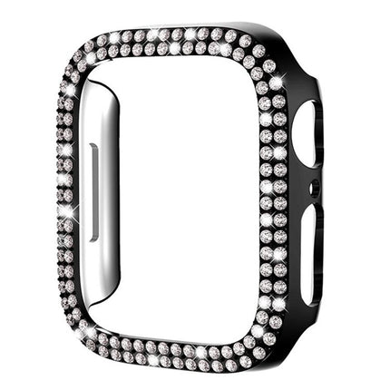 xDfind Double Row Diamond Hollow PC Watch Cover, For Apple Watch Series 3 / 2 / 1 42mm