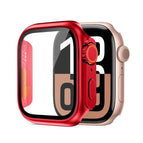 For Apple Watch Series 6 / 5 / 4 / SE 44mm / Red+Orange