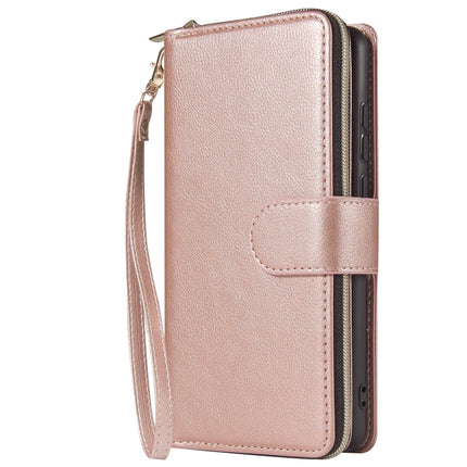 Zipper Wallet Bag Horizontal Flip PU Leather Case with Holder & 9 Card Slots & Wallet & Lanyard & Photo Frame, For Huawei P30, For Huawei P30 Lite, For Huawei P30 Pro, For Huawei P40