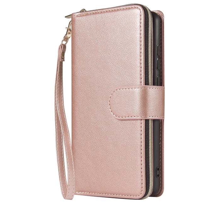 Zipper Wallet Bag Horizontal Flip PU Leather Case with Holder & 9 Card Slots & Wallet & Lanyard & Photo Frame, For Huawei P30, For Huawei P30 Lite, For Huawei P30 Pro, For Huawei P40