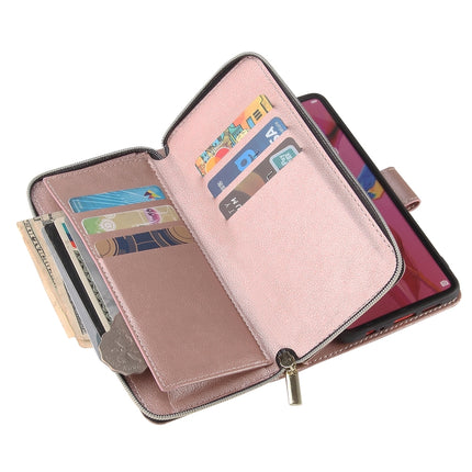 Zipper Wallet Bag Horizontal Flip PU Leather Case with Holder & 9 Card Slots & Wallet & Lanyard & Photo Frame, For Huawei P30, For Huawei P30 Lite, For Huawei P30 Pro, For Huawei P40