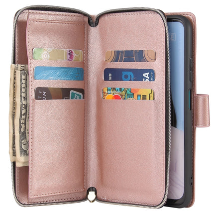 Zipper Wallet Bag Horizontal Flip PU Leather Case with Holder & 9 Card Slots & Wallet & Lanyard & Photo Frame, For Huawei P40 Lite, For Huawei P40 Pro, For Huawei P40 Pro+, For Huawei P40 Lite E
