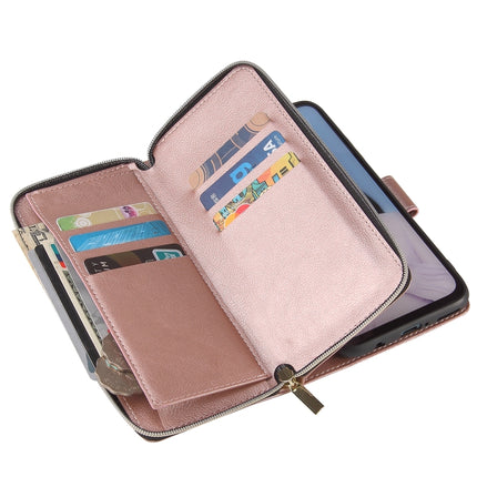 Zipper Wallet Bag Horizontal Flip PU Leather Case with Holder & 9 Card Slots & Wallet & Lanyard & Photo Frame, For Huawei P40 Lite, For Huawei P40 Pro, For Huawei P40 Pro+, For Huawei P40 Lite E
