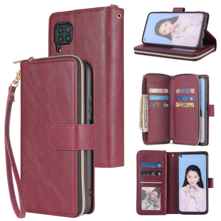 Zipper Wallet Bag Horizontal Flip PU Leather Case with Holder & 9 Card Slots & Wallet & Lanyard & Photo Frame, For Huawei P40 Lite, For Huawei P40 Pro, For Huawei P40 Pro+, For Huawei P40 Lite E