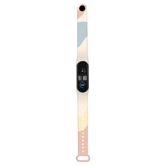 xDfind Printing Integrated Cover TPU Watch Band, For Xiaomi Smart Band 10 / 9 / 8