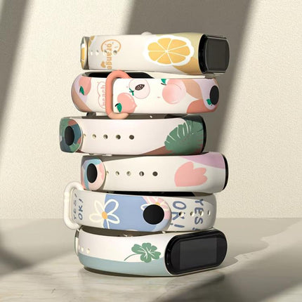 xDfind Printing Integrated Cover TPU Watch Band, For Xiaomi Smart Band 10 / 9 / 8