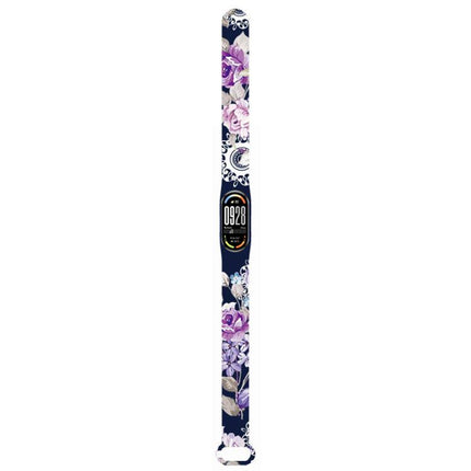 xDfind Flowers Printing Integrated Cover TPU Watch Band, For Xiaomi Smart Band 10 / 9 / 8