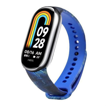 xDfind Flowers Printing TPU Watch Band, For Xiaomi Smart Band 10 / 9 / 8