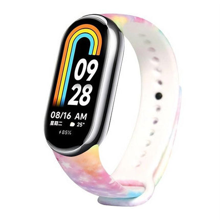 xDfind Flowers Printing TPU Watch Band, For Xiaomi Smart Band 10 / 9 / 8