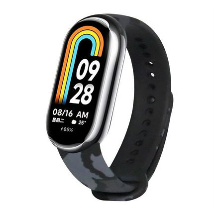 xDfind Flowers Printing TPU Watch Band, For Xiaomi Smart Band 10 / 9 / 8