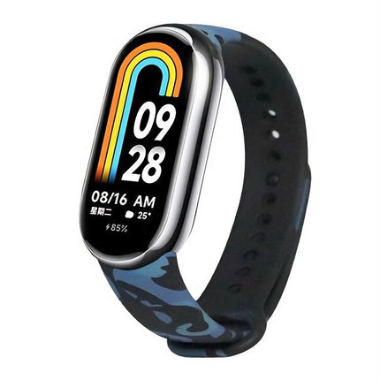 xDfind Flowers Printing TPU Watch Band, For Xiaomi Smart Band 10 / 9 / 8