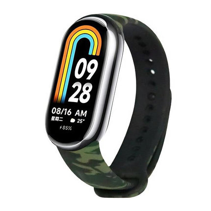 xDfind Flowers Printing TPU Watch Band, For Xiaomi Smart Band 10 / 9 / 8