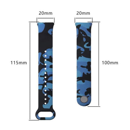 xDfind Flowers Printing TPU Watch Band, For Xiaomi Smart Band 10 / 9 / 8